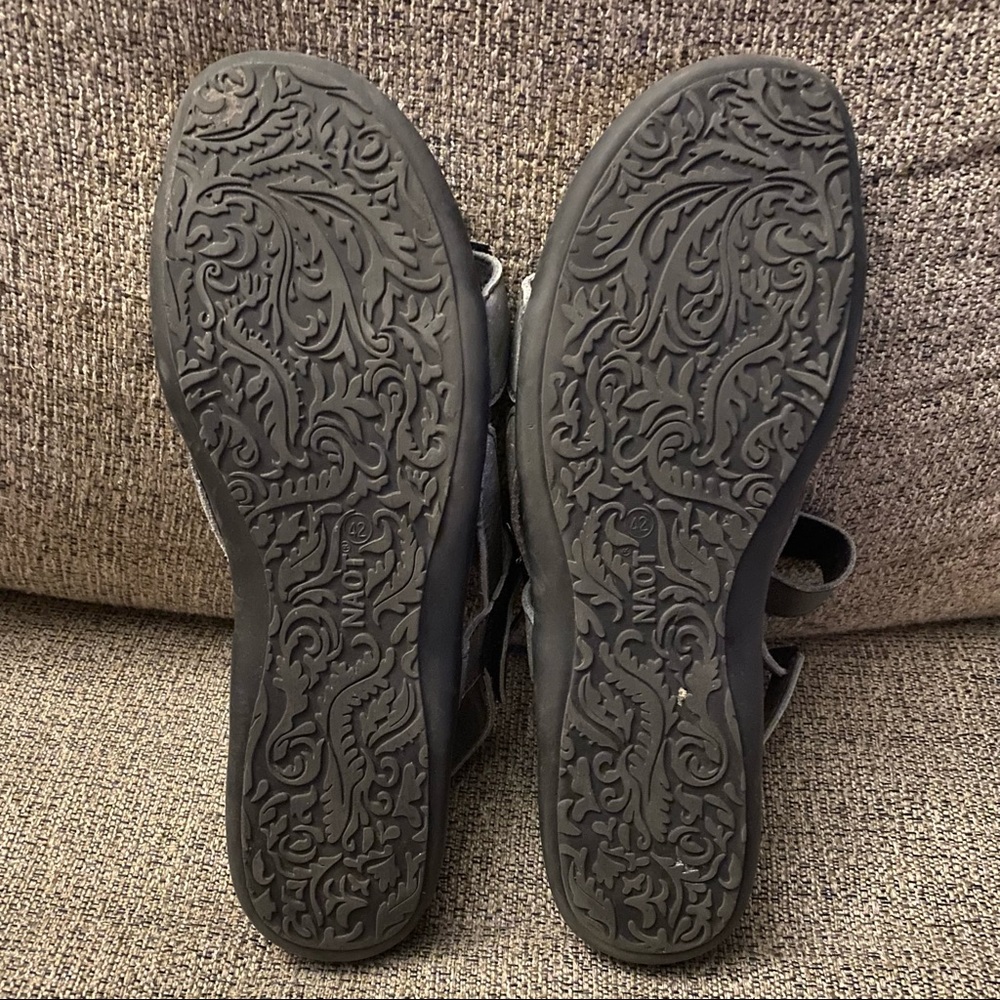 Naot Womens Norah Slingback Sandals Comfort Adjustable Pewter Gray EUR 42 - Picture 6 of 11